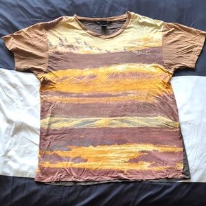 MARC BY MARC JACOBS - Retro 70s Sunset Beach   Haze Short Sleeve Tee RARE